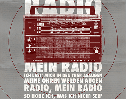 Rammstein - RADIO. Poster