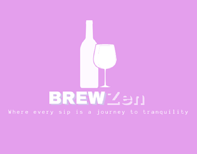 I created a logo for a wine company