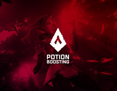 Potion boosting logo