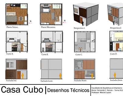 Casa Cubo - Projeto V