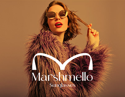Marshmello Sunglasses logo design