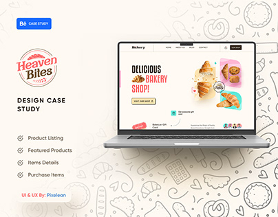 Bakery Website Design | Heaven Bites