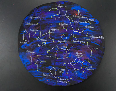 Calligraphy- Constellation maps