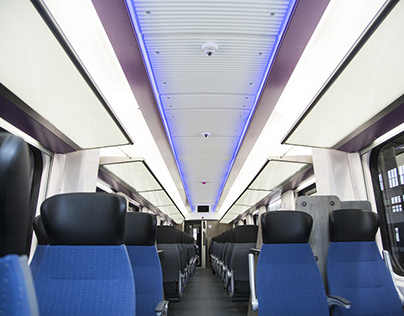 Passenger rail car interior project Sokol by MDC & IBT