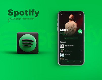 Spotify UI/UX Design Concept