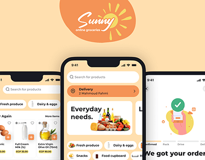 Sunny Online Groceries App