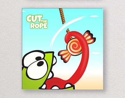 APP ICON AND SPLASH REDESIGN (GAME - CUT THE ROPE )