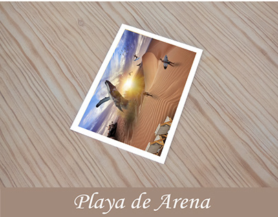 Fotomontaje Surrealista - Playa de Arena