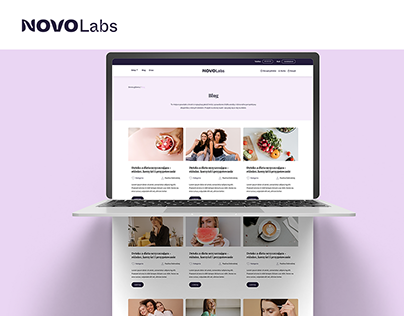 Novolabs Landing Page
