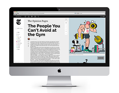 The New York Times; web design