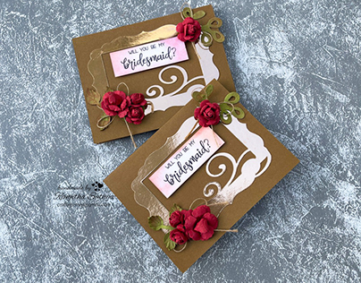 Bridesmaid’s cards