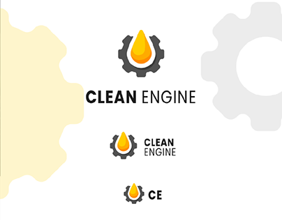 Gear and Drop Logo - Clean Engine