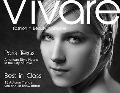 Vivare magazine cover concept