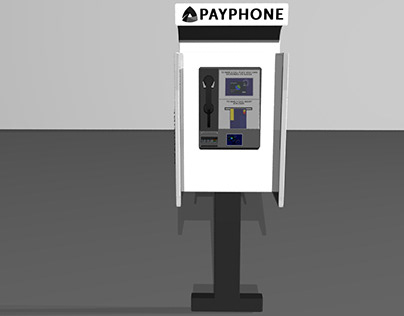 3D Payphone Concept Design2