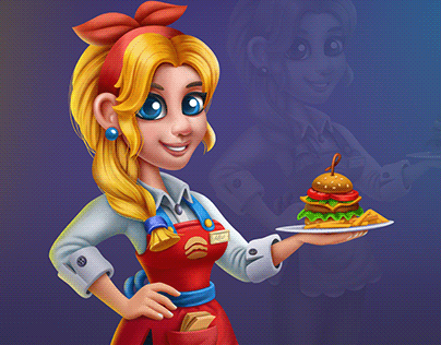Waitress Character
