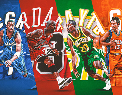 Moskee metalen Rationalisatie NBA Legends Projects | Photos, videos, logos, illustrations and branding on  Behance