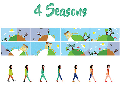 4 Seasons Flipbook/Animation