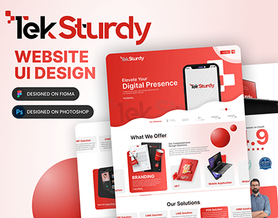 Digital Agency Website UI Design