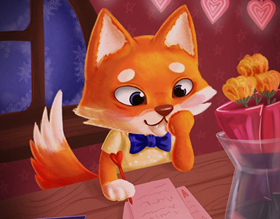 Valentine's card from Foxy