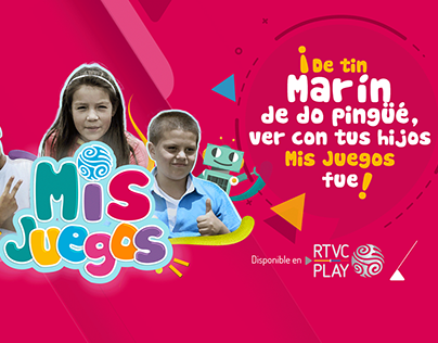 Pieza promocional serie infantil: Mis Juegos.