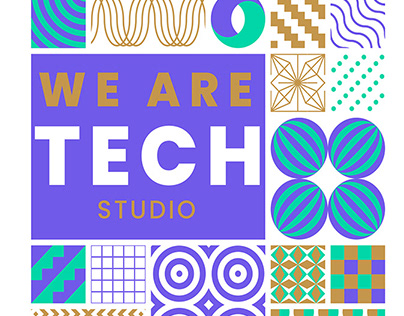 Tech Studio Branding Posters