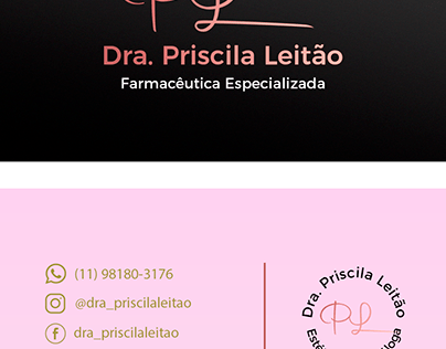 Cartão Dra. Priscila Leitão