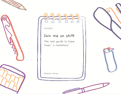 Join me on shift - Personal Zine