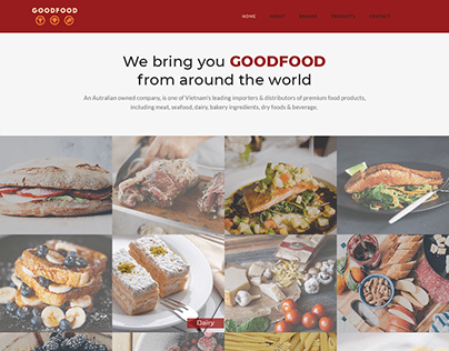 Redesign Website for GOODFOOD 2018