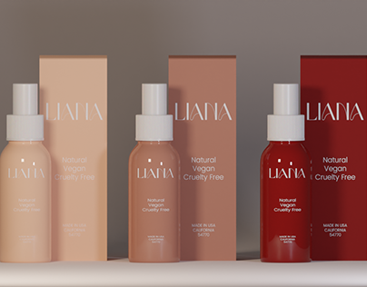 Minimal Cosmetics Packaging with 3D Render