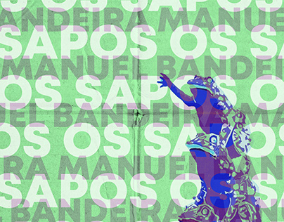 Poster Manuel Bandeira - Os Sapos