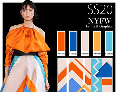SS 20 NEW YORK FASHION WEEK- Colour Trend & print