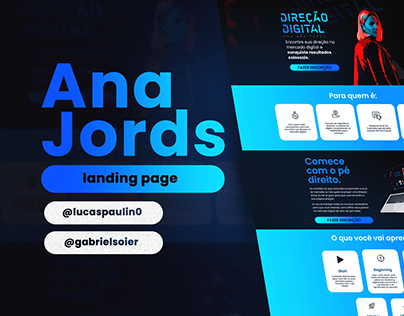 ANA JORDS | Landing Page Direção Digital - Lançamento