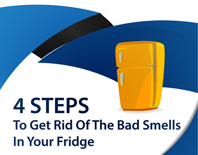 4 steps to get rid of the bad smells in your fridge
