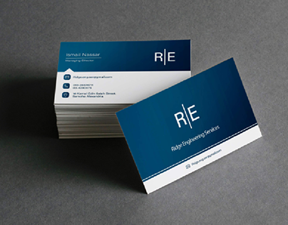Engineering firm business card