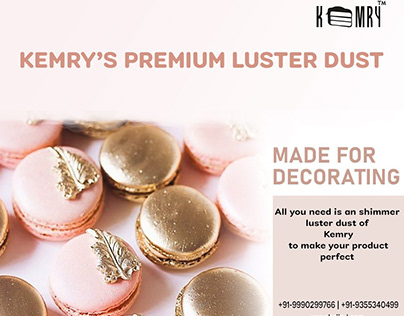 SHIMMER LUSTER DUST FOR COOKIES | KEMRY