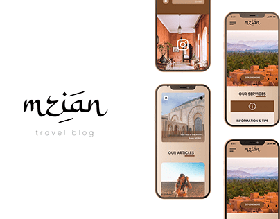 UX PROJECT FOR A TRAVEL BLOG WEBSITE