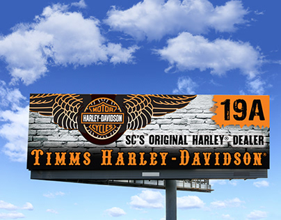 Billboard Design - Timms Harley-Davidson