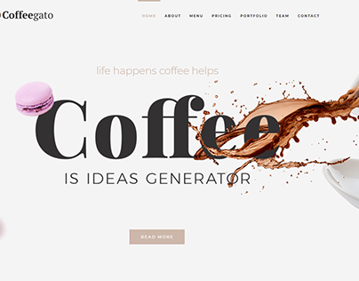 Coffegato – Coffee Shop Elementor Template