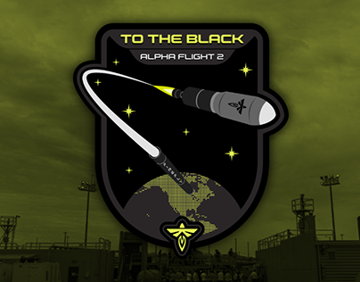 Project thumbnail - Firefly Aerospace - To The Black Mission Patch