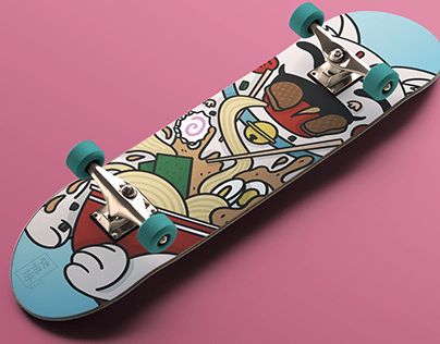 Commissioned Skateboard Design