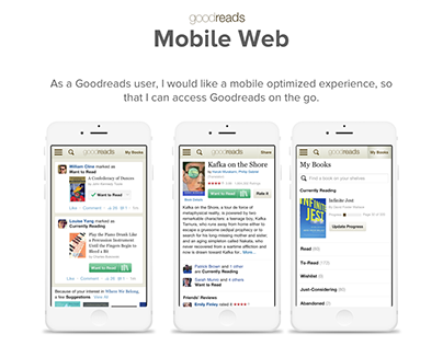 Goodreads Mobile Web