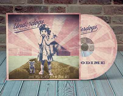 album cover and cd packaging design for Melodime