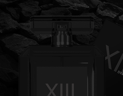 XIII eau de parfum branding