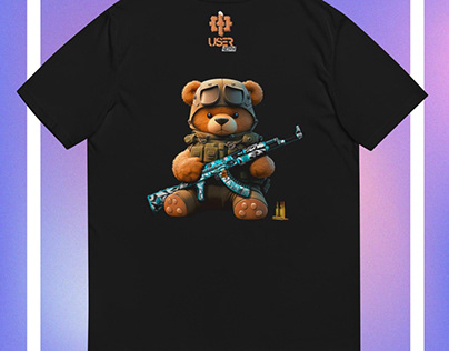 T-Shirt FPS Bear with AK47