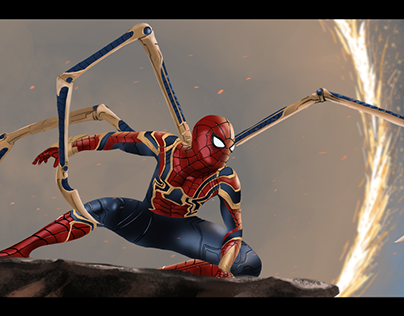 Iron Spider Digital Illustration