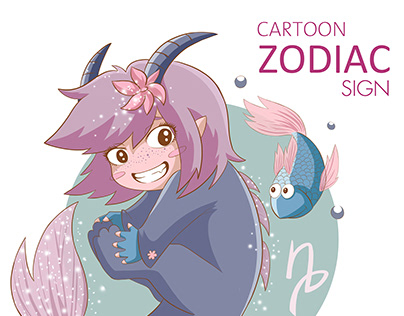 Cartoon Zodiac Sign