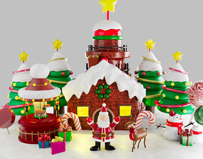 3D Project : Christmas Snowball