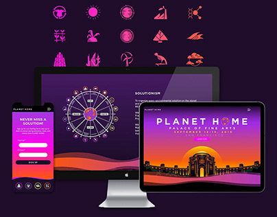Planet Home: Branding, Digital, & Event Design