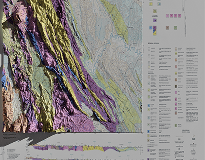 3D Geological Map of Solok, Sumatera