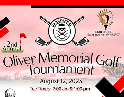 Oliver's Golf Tournament Flyer